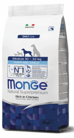 Medium Puppy & Junior Rich in Chicken 3kg
